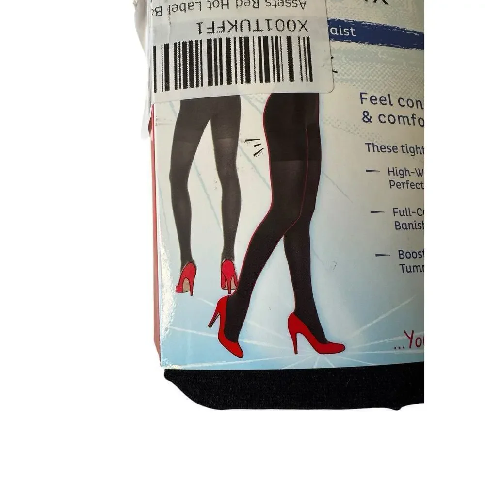SPANX Assets NEW Red Hot Label High Waist Shaping Tights Black 3XL